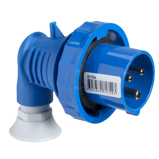 Imagem de PratiKa wander plug - 90° angled - 16 A - 2P + E - 200...250 V AC - IP67