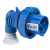 Imagem de PratiKa wander plug - 90° angled - 16 A - 2P + E - 200...250 V AC - IP67