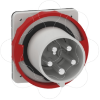 Imagem de PratiKa plug - straight - 63A - 3P + N + E - 380...415 V AC - IP67 - panel