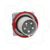 Imagem de PratiKa plug - straight - 125A - 3P + N + E - 380...415 V AC - IP67 - panel