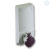 Imagem de industrial socket - 16 A - 2P - 230 V AC - IP 44 - panel