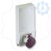 Imagem de industrial socket - 16 A - 2P - 230 V AC - IP 44 - panel