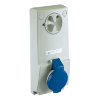 Imagem de Unika interlocked socket - 16 A - 2P + E - 200...250 V AC - IP44 - panel