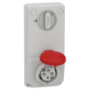 Imagem de Unika interlocked socket - 16 A - 3P + E - 380...415 V AC - IP44 - panel