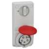 Imagem de Unika interlocked socket - 32 A - 3P + N + E - 380...415 V AC - IP44 - panel