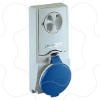 Imagem de Unika interlocked socket - 16 A - 2P + E - 200...250 V AC - IP44 - panel