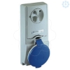 Imagem de Unika interlocked socket - 16 A - 2P + E - 200...250 V AC - IP44 - panel
