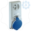 Imagem de Unika interlocked socket - 16 A - 2P + E - 200...250 V AC - IP44 - panel