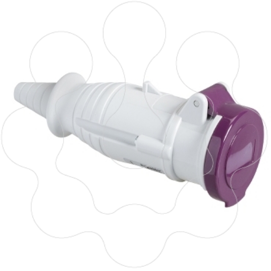 Imagem de PratiKa wander socket - straight - 16 A - 2P - 20...25 V AC - IP44