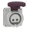 Imagem de PratiKa industrial socket - 16 A - 2P - 20...25 V AC - IP44