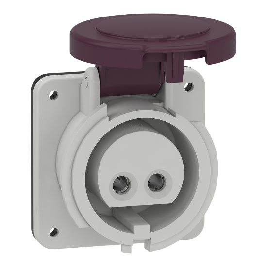 Imagem de PratiKa industrial socket - 16 A - 2P - 20...25 V AC - IP44
