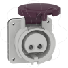 Imagem de PratiKa industrial socket - 16 A - 2P - 20...25 V AC - IP44