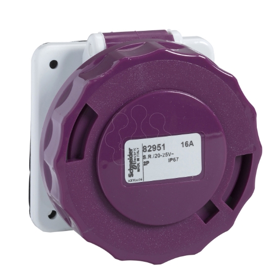 Imagem de PratiKa industrial socket - 32 A - 3P - 20...25 V AC - IP67