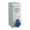 Imagem de Unika interlocked socket - 16 A - 2P + E - 200...250 V AC - IP44 - wall
