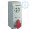 Imagem de Unika interlocked socket - 32 A - 3P + N + E - 380...415 V AC - IP44 - wall
