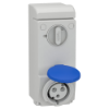 Imagem de Unika interlocked socket - 32 A - 2P + E - 200...250 V AC - IP44 - wall