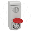 Imagem de Unika interlocked socket - 32 A - 3P + N + E - 380...415 V AC - IP44 - wall