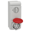 Imagem de Unika interlocked socket - 32 A - 3P + N + E - 380...415 V AC - IP44 - wall