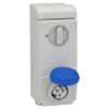 Imagem de Unika interlocked socket - 16 A - 2P + E - 200...250 V AC - IP65 - wall