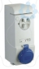 Imagem de Unika interlocked socket - 16 A - 2P + E - 200...250 V AC - IP65 - wall