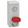 Imagem de Unika interlocked socket - 16 A - 3P + N + E - 380...415 V AC - IP65 - wall