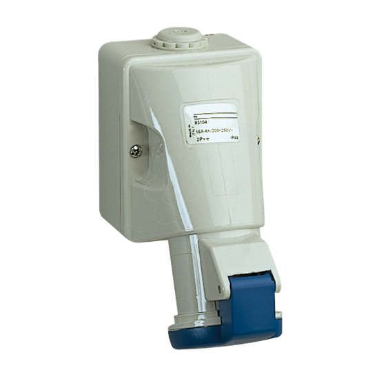 Imagem de PratiKa industrial socket - 16 A - 2P + E - 200...250 V AC - IP44