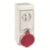 Imagem de Unika interlocked socket - 32 A - 3P + N + E - 380...415 V AC - IP44 - wall