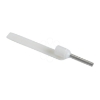 Imagem de ponteira simples com porta-referências – tamanho médio – 0,5 mm² - branco