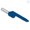 Imagem de ponteira simples com porta-referências – tamanho médio – 0,75 mm² - azul