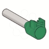 Imagem de ponteira simples p/ lingueta porta-ref. de encaixar – tm medio – 6 mm? - verde