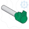 Imagem de ponteira simples p/ lingueta porta-ref. de encaixar – tm medio – 6 mm? - verde