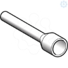 Imagem de ponteira simples – tamanho médio – 0,5 mm2 - branco