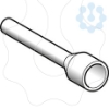 Imagem de ponteira simples – tamanho médio – 0,5 mm2 - branco