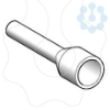 Imagem de ponteira simples – tamanho curto – 1,5 mm2 - preto