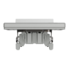 Imagem de Asfora - Interruptor unipolar - 10A - Aluminio
