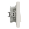 Imagem de Asfora - Interruptor unipolar - 10A - IP44 - Creme