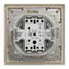 Imagem de Asfora - Interruptor unipolar - 10A - IP44 - Creme