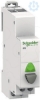 Imagem de Botao cinzento de pressao simples Acti9 iPB 1NA - luz ind. verde 110-230 V ca