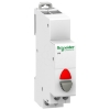 Imagem de Botao cinzento de pressao simples Acti9 iPB 1NF - luz ind. vermelha 110-230 V ca