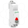 Imagem de Botao cinzento de pressao simples Acti9 iPB 1NF - luz ind. vermelha 110-230 V ca
