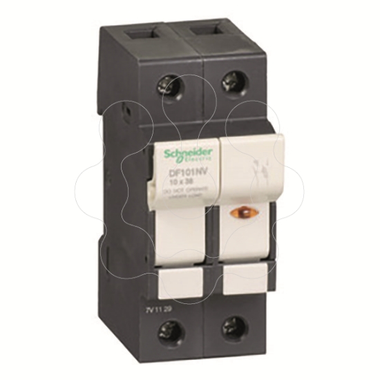 Imagem de TeSyS porta-fusivel 1P N 32A - tam. fusivel 10 x 38 mm - ind. fusivel fundido
