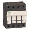 Imagem de TeSyS porta-fusivel 3P N 32A - tamanho fusivel 10 x 38 mm