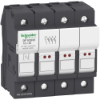 Imagem de TeSyS porta-fusivel 3P N 32A - tam. fusivel 10 x 38 mm - ind. fusivel fundido