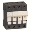 Imagem de TeSyS porta-fusivel 3P N 32A - tam. fusivel 10 x 38 mm - ind. fusivel fundido