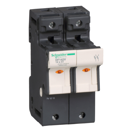 Imagem de TeSyS porta-fusivel 2P 50A - tam. fusivel 14 x 51 mm - ind. fusivel fundido