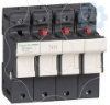 Imagem de TeSyS porta-fusivel 3P N 50A - tamanho fusivel 14 x 51 mm