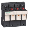 Imagem de TeSyS porta-fusivel 3P N 50A - tamanho fusivel 14 x 51 mm