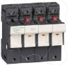 Imagem de TeSyS porta-fusivel 3P N 50A - tamanho fusivel 14 x 51 mm
