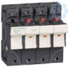 Imagem de TeSyS porta-fusivel 3P N 50A - tamanho fusivel 14 x 51 mm