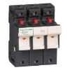 Imagem de TeSyS porta-fusivel 3P 50A - tamanho fusivel 14 x 51 mm